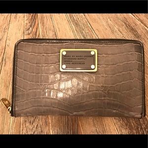 Marc by Marc Jacobs Teal Alligator Wallet